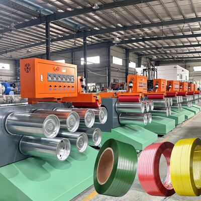 Хорошая цена Полностью автоматическая высокоточная одношрубная линия по производству PET ремней для производства PET ремней онлайн